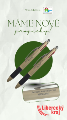 Nové propisky naší MAS Achát z.s.